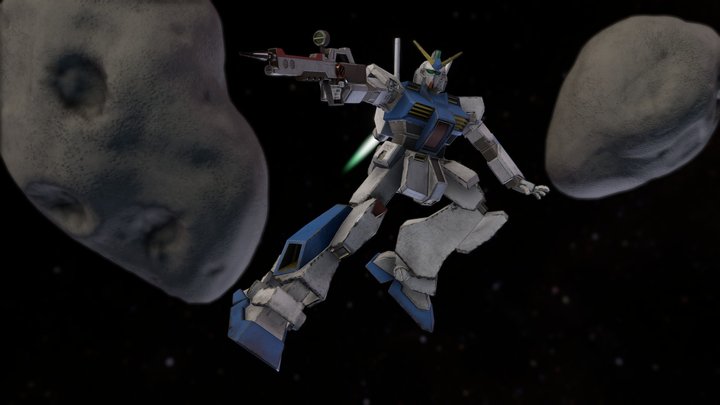 Ol' School Gundam NT 3D Model