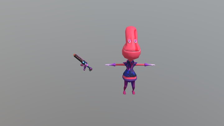 Alien 3D Model