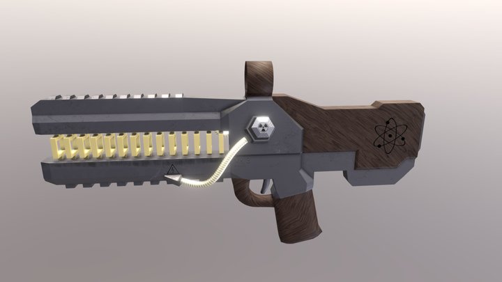 Railgun Mk.3 3D Model