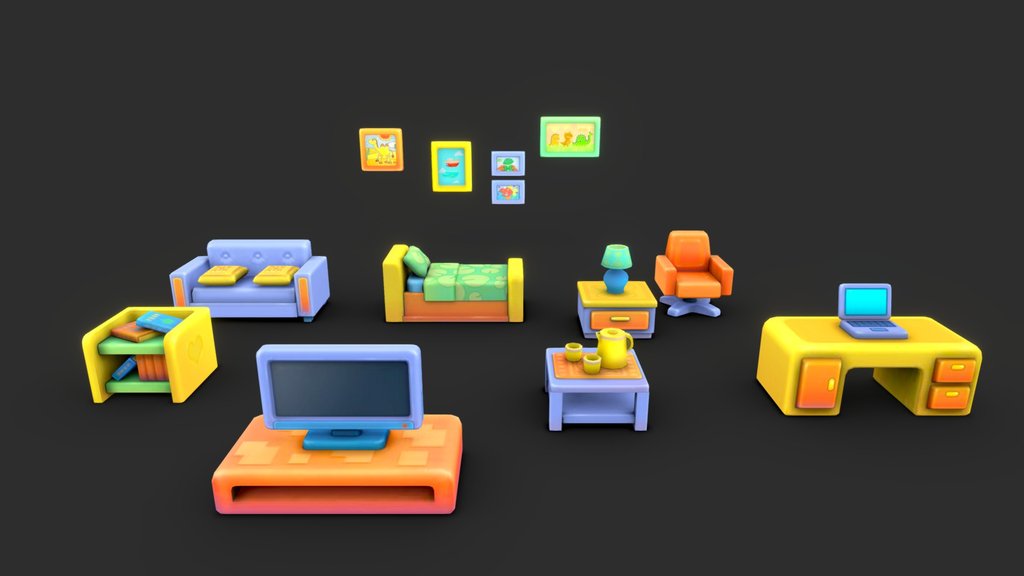 Cartoon A 3d Model Collection By Speakeringcom Sketchfab 4074