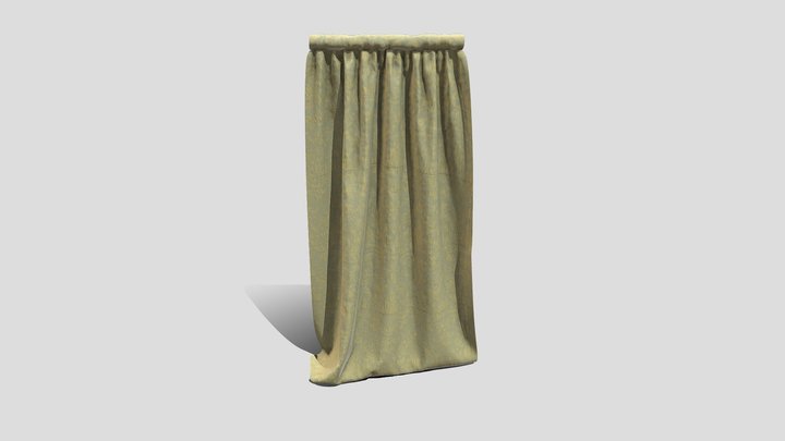 Curtains 3D Model