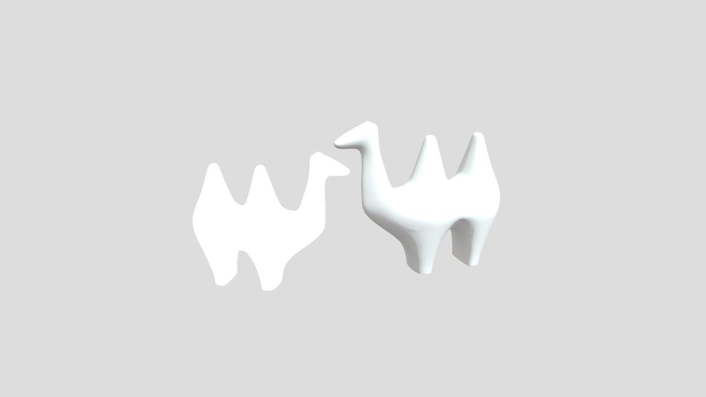 Ceramic Camel Ornament Set