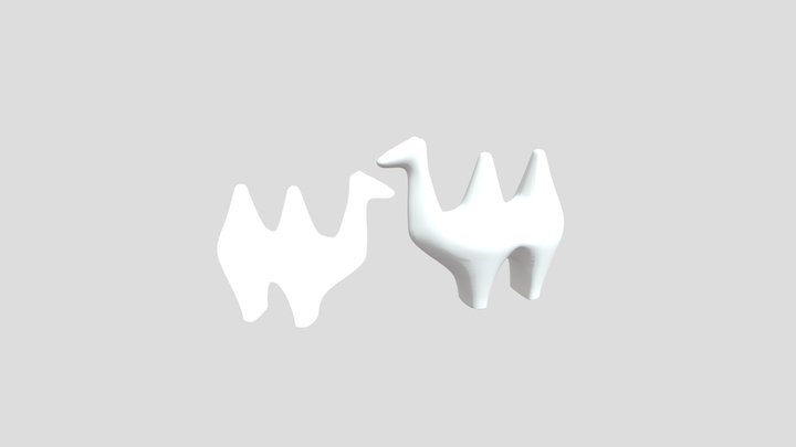 Ceramic Camel Ornament Set – Gratis 3D-model STL