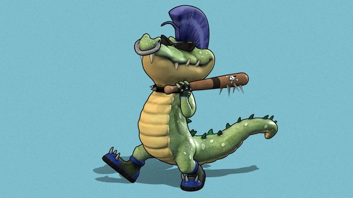 Croc Vicious 3D Model