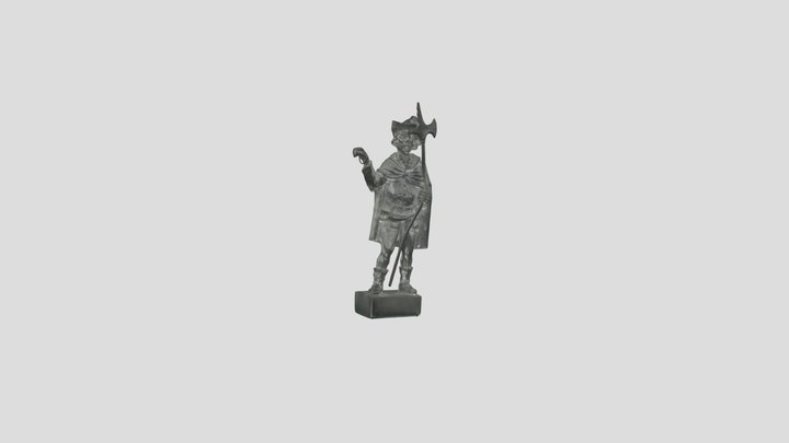 Night watchman (lead figure) 3D Model