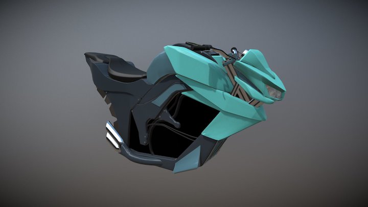Hoverbike 3D Model