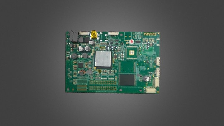 Surface HD50-circuit board 3D Model