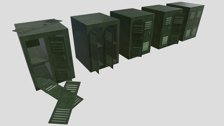Iron Cabinet 3D Model
