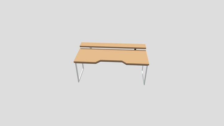 wood table 3D Model