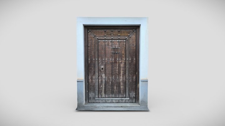 Puerta de Madera en Gójar Nº 30 3D Model