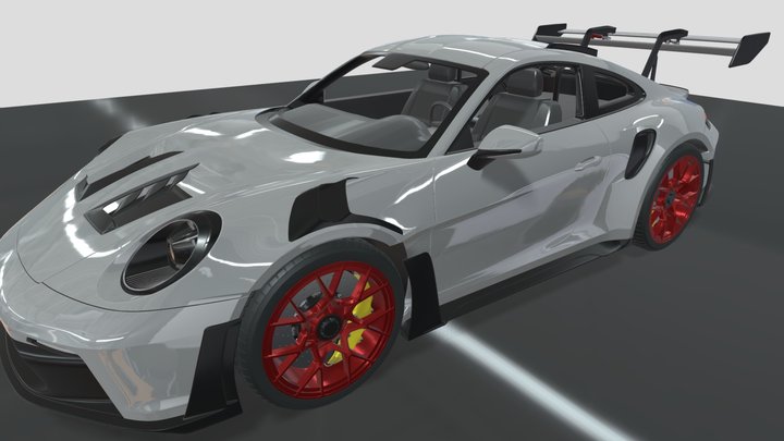 Porsche 911 GT3 RS 3D Model