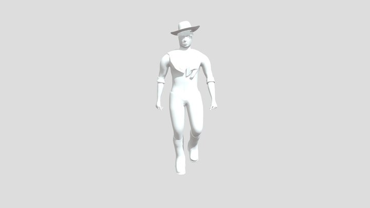 Walking Animation 3D Model
