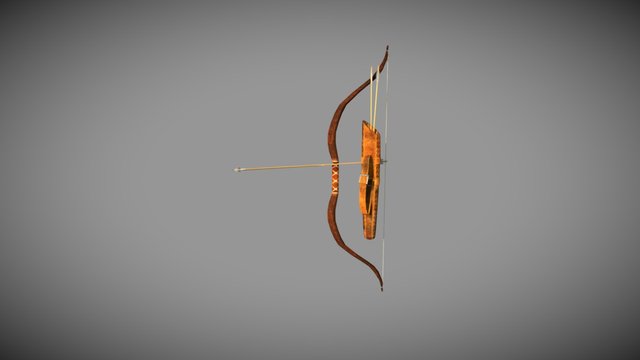 Medieval Bow&arrow 3D Model