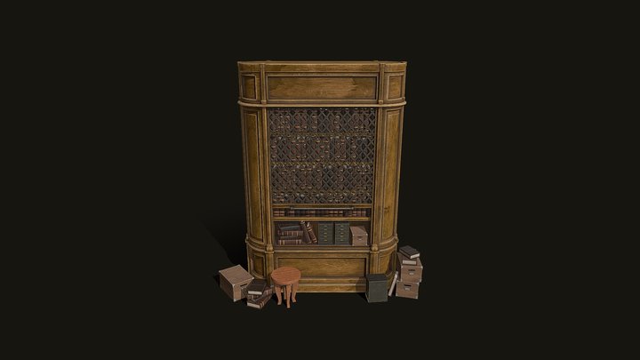 Dishonored 2 display case 3D Model