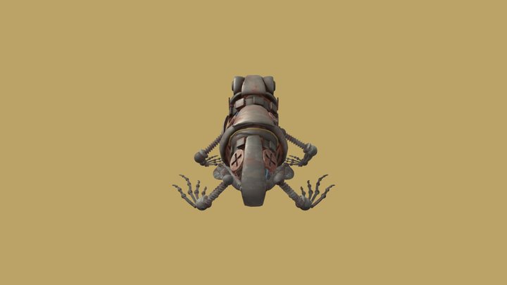 Robot Frog 3D 3D Model