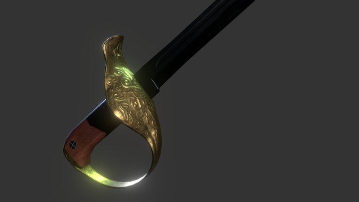 Saber PBR 3D Model