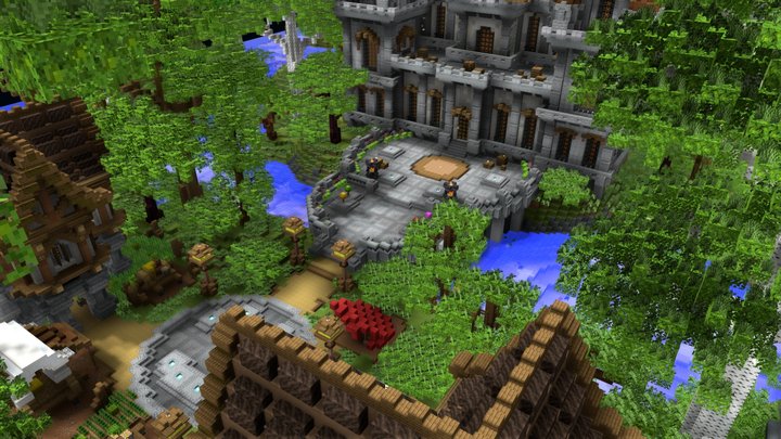 Spawn - Cute Forest Town 3D Model
