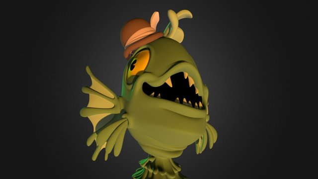 Brandt Peters' Creature 3D Model