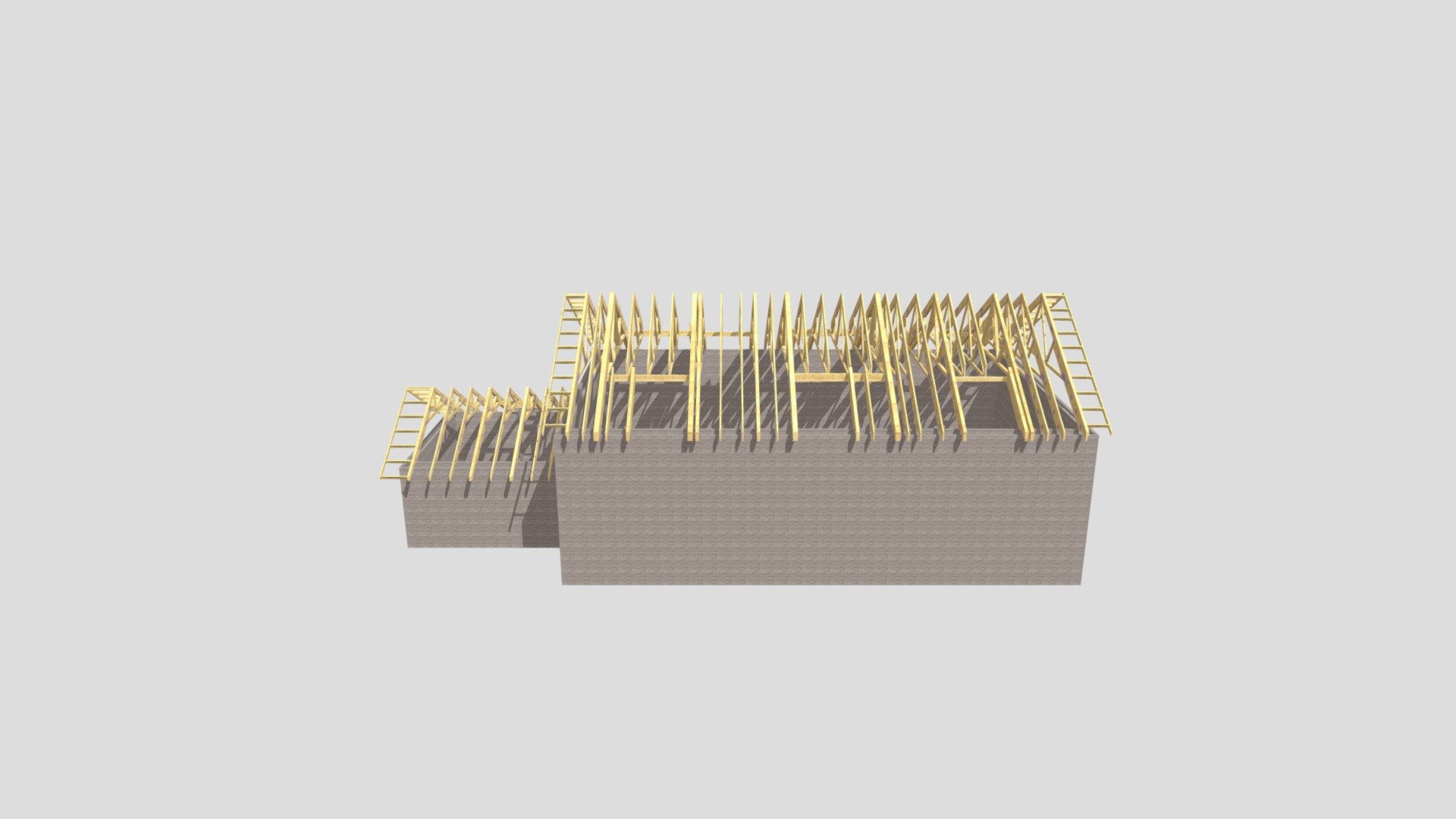 Brady Roof Trusses — Sketchfab embed 3D viewer