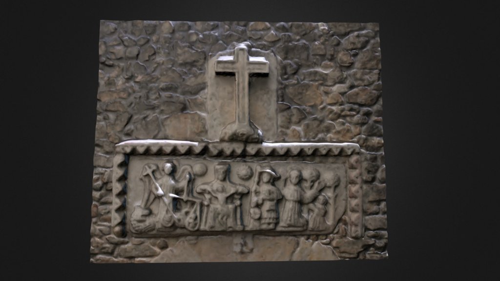 Relieve na Plazuela das Bárbaras, Coruña