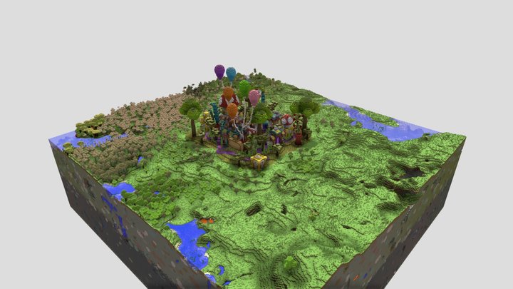 Blend to World spawn 3D Model