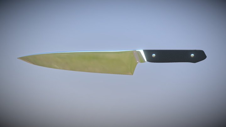 Kitchen Knife 3D Model