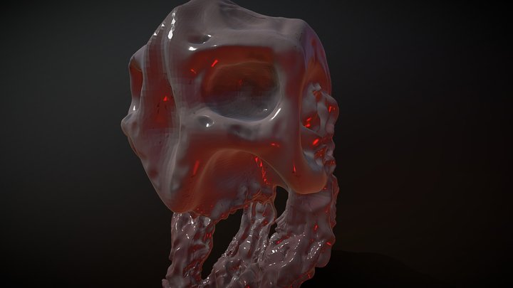 Infected Skull (Scuplt) 3D Model