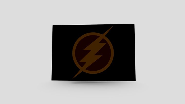 flash logo 3D Model
