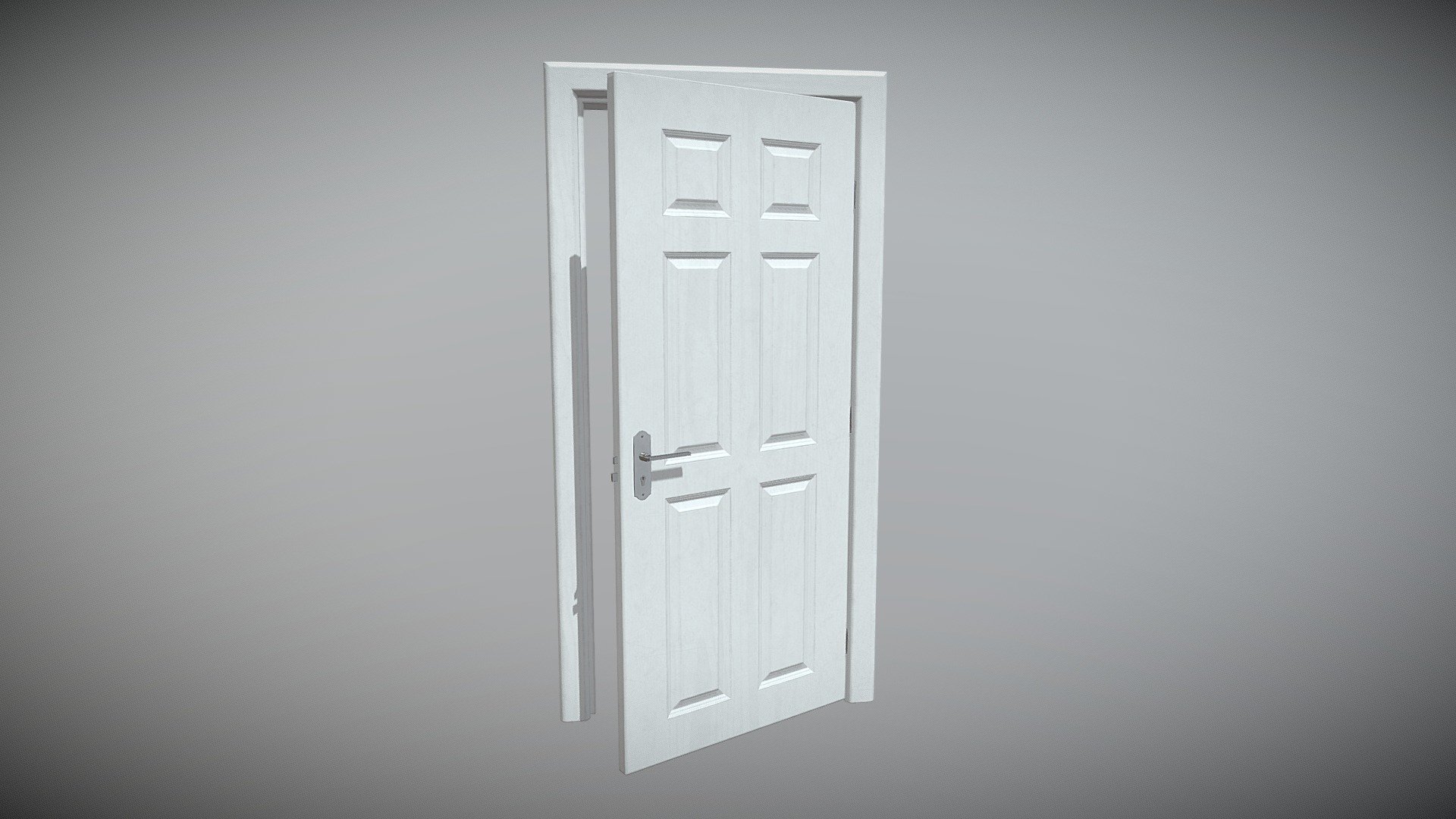 White Door - Buy Royalty Free 3D model by gpz3d [4c7884b] - Sketchfab Store