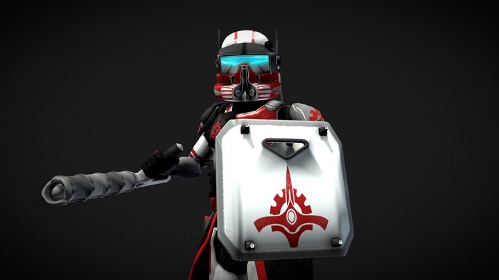 Coruscant Guard RJ 3D Model