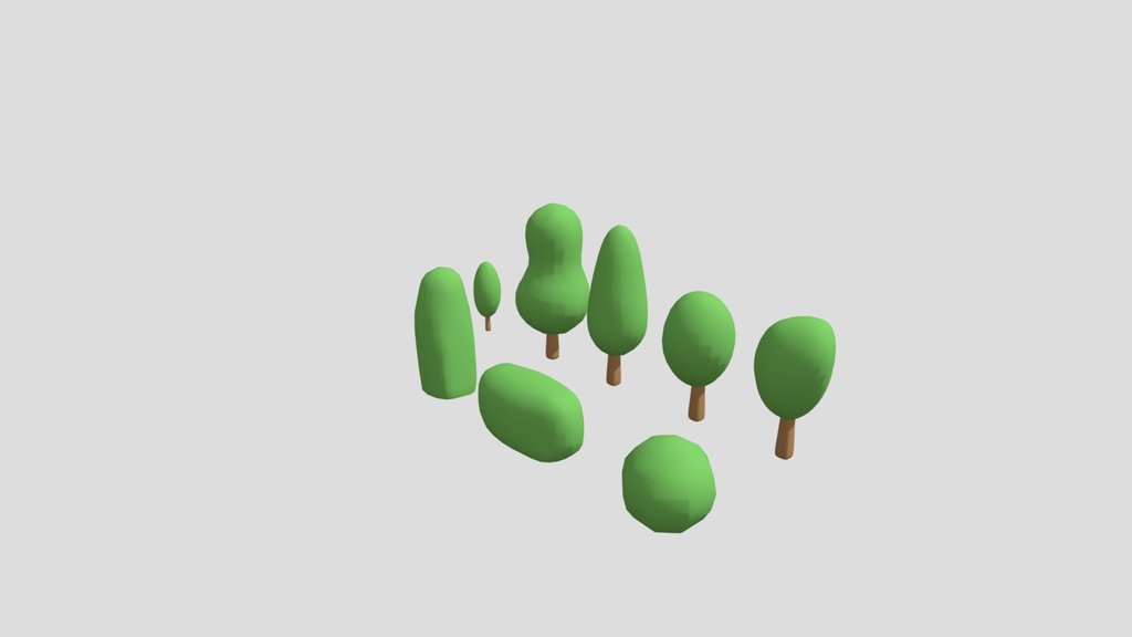 Low Poly Trees and Bushes Bundle