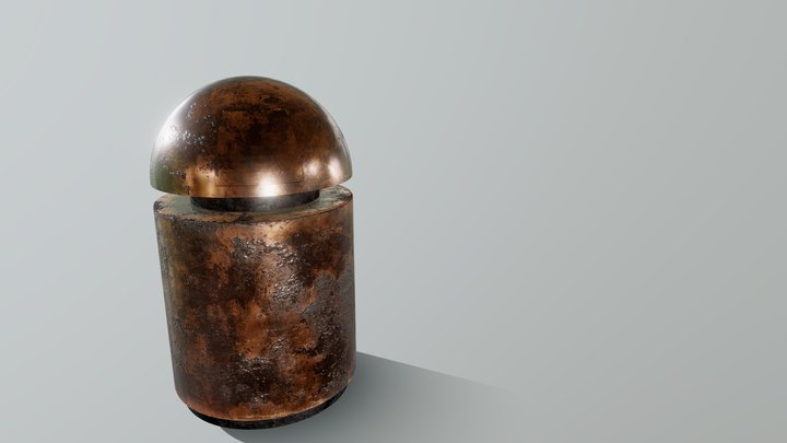 Trash Can 3D Model