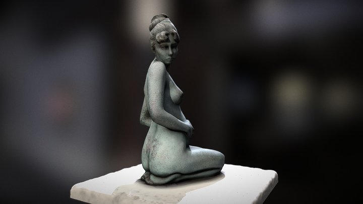 Constance Mary Wilde Statue Scan, Dublin 3D Model