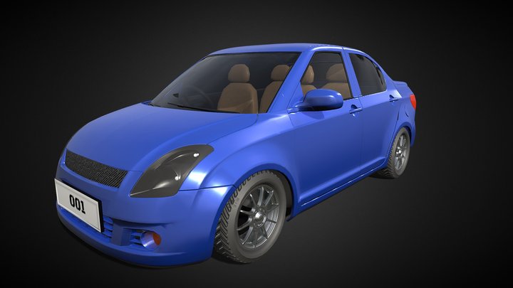 Sedan Car 3D MOdel [ Znanye.com ] 3D Model