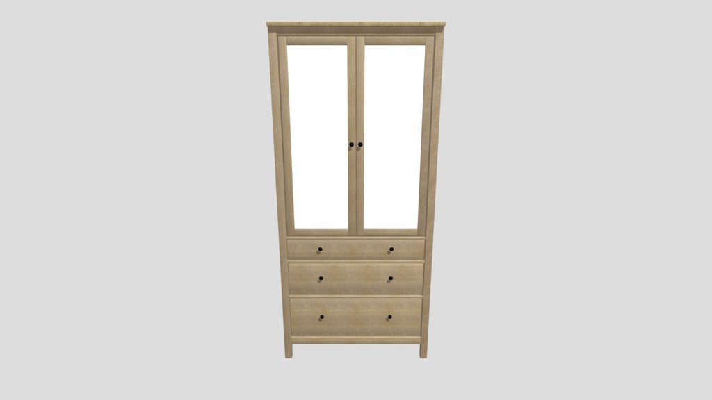 Ikea Hemnes Glass Cabinet White