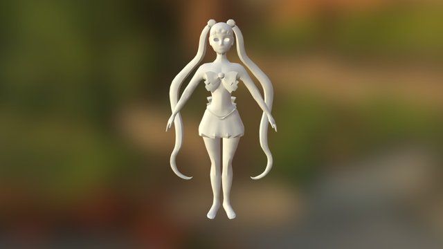 Sailor Moon (RETOPOLOGIA) 3D Model