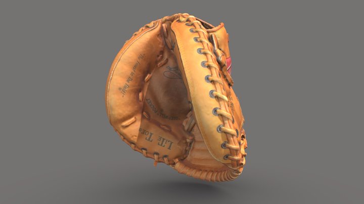 Baseball Catcher's Glove 3D Model