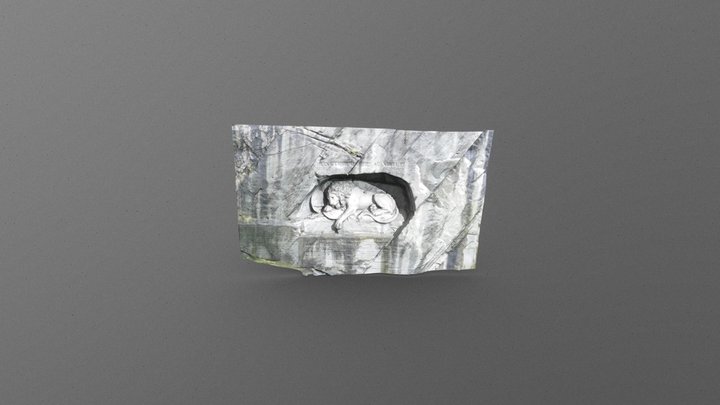 Lion_Luzern 3D Model