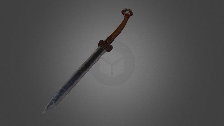 Morrowind Short Sword 3D Model