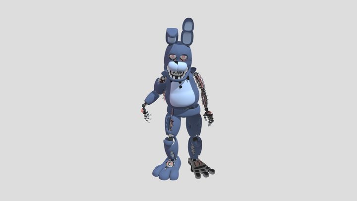 Fbx torres withered bonnie 3D Model