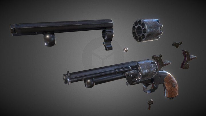 LeMat Revolver 3D Model