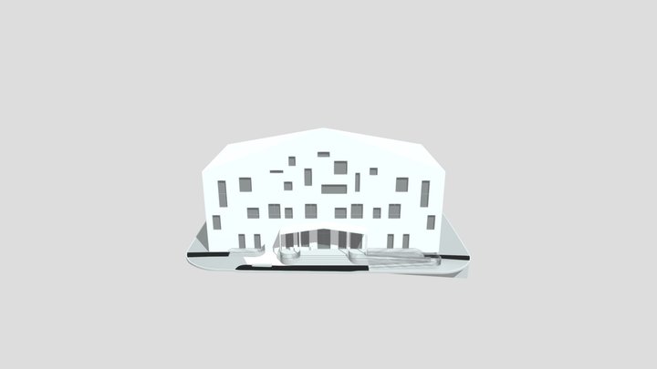 школа модель 3D Model