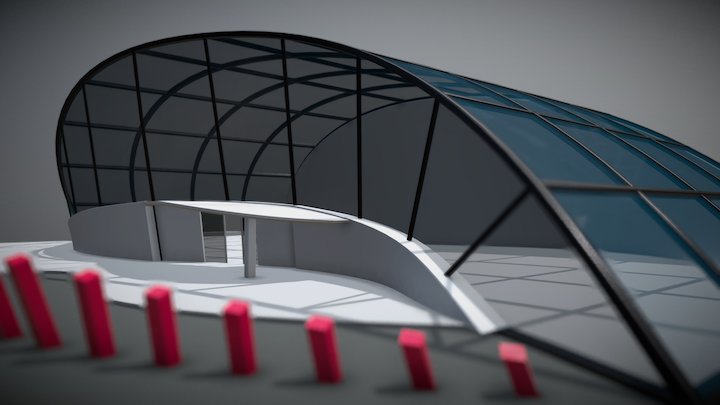 Architecture concept 3D Model