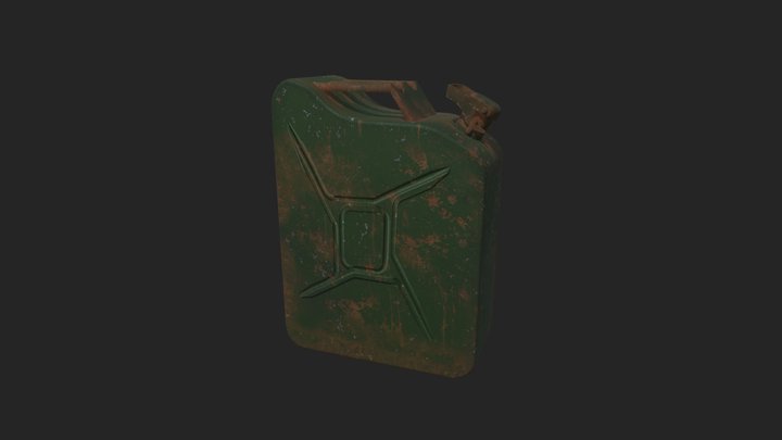 Fuel canister 3D Model