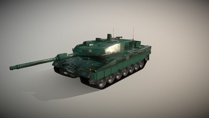 Leopard_2A6 3D Model