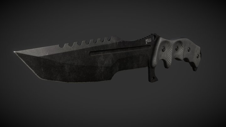Hunting knife 3D Model
