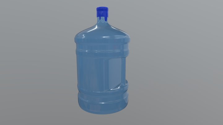 Mineral Water bottle - 20ltr - by SudiptKmr 3D Model
