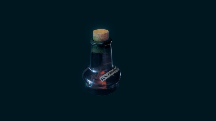 Potion of Invisibility 3D Model