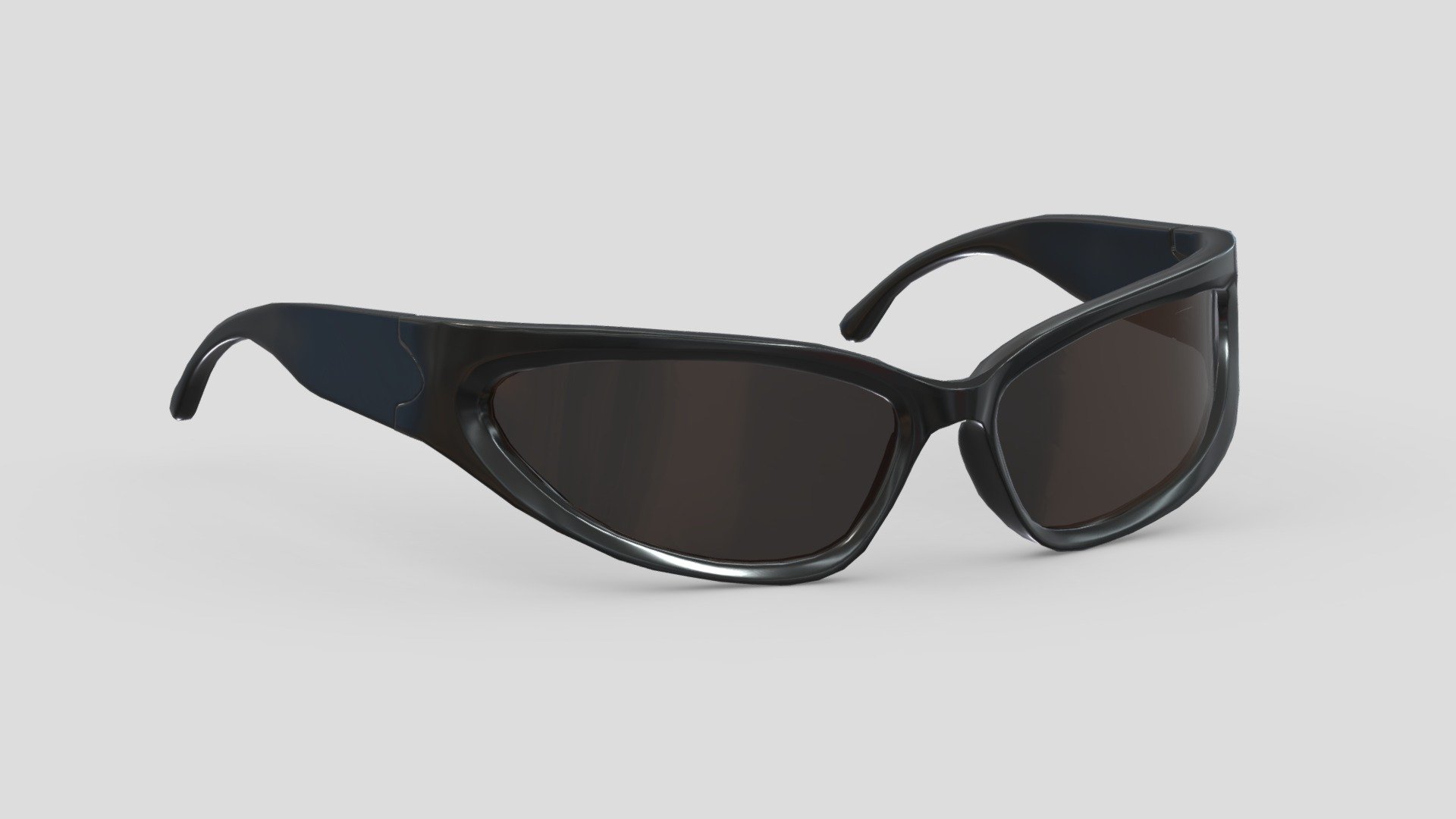 Wrap Sunglasses Low Poly PBR Realistic - Buy Royalty Free 3D model by ...