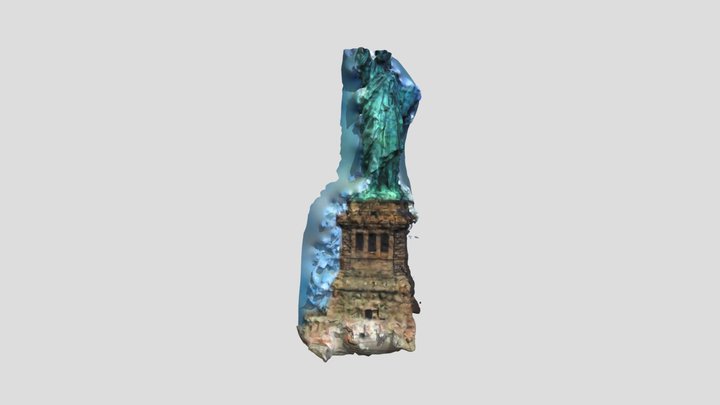 Instagrammetry Statue of Liberty 3D Model